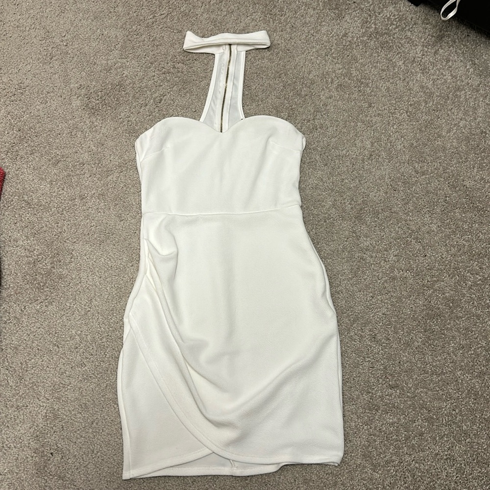 Choker dress fitted